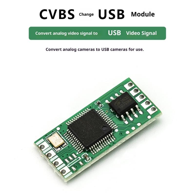 CVBS Composite Video To USB Digital Convert Module With Real Time Monitoring For Multiple Systems
