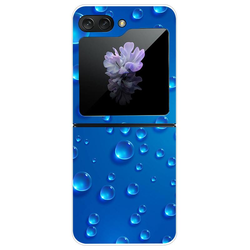 Für Samsung Galaxy Z Flip5 Hülle Harte PC-Handy-Rückabdeckung für Samsung Galaxy Z Flip 5 5G Hüllen 6,7'' ZFlip5 Niedliche Katze Funda Schale