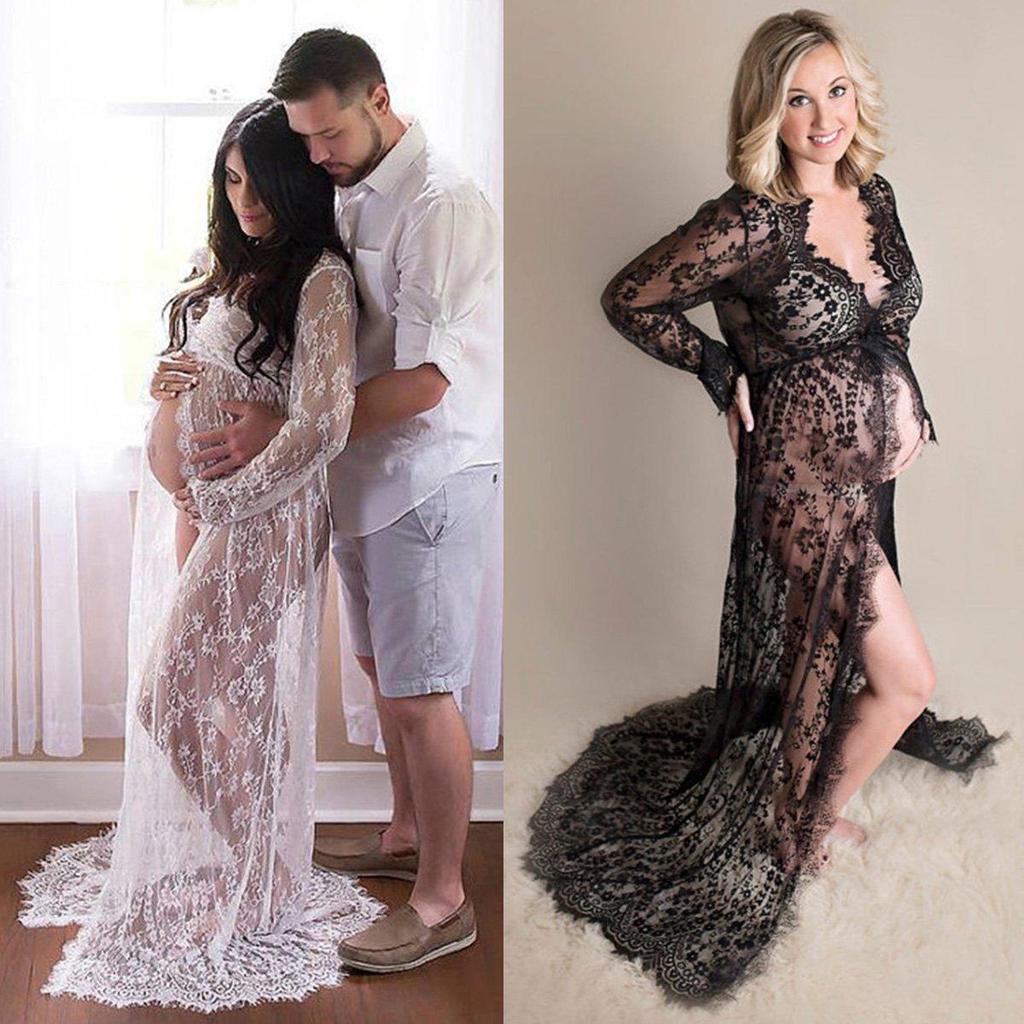 Sexy lace maternity dress Clearance