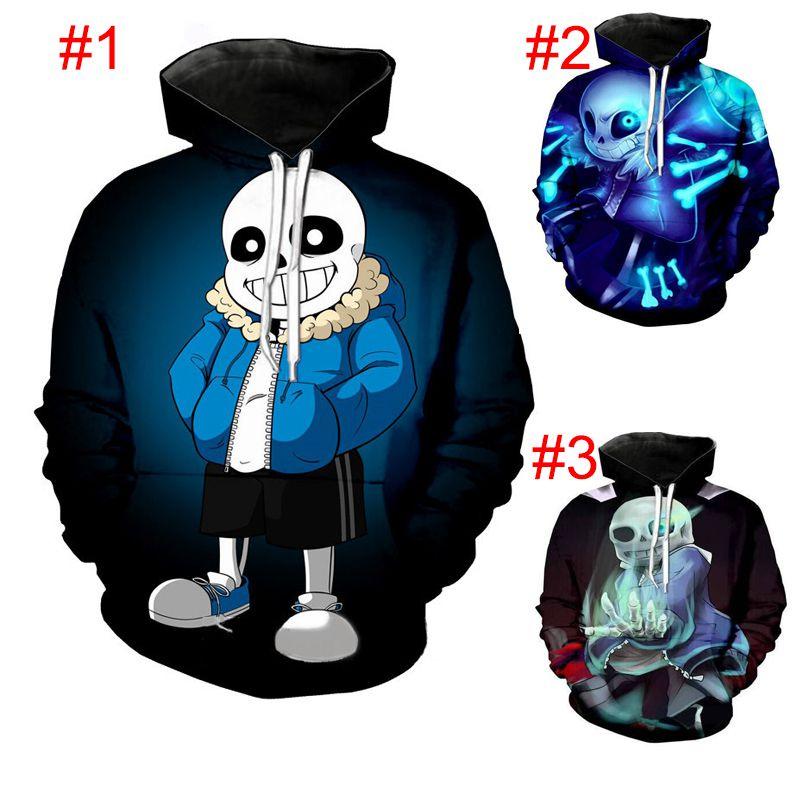Cartoon Frisk Undertale 3D-Druck Hoodies Sweatshirt Pullover Jacke Sweatshirt