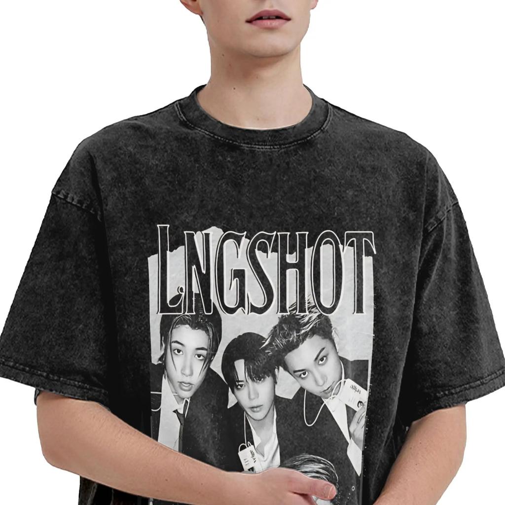 2026 Kpop Lngshot T-shirt Estiva Fantastica T-shirt Casual Harajuku per Unisex Manica Corta Abbigliamento Largo