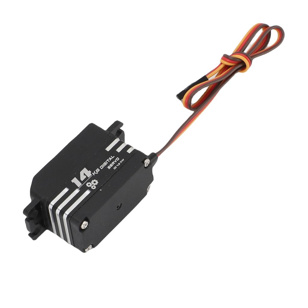 Digital Servo Motor 180 degrees  Rotation 14KG High Speed Torsion Servo Motor for RC Car Truck Crawler Boat Robot
