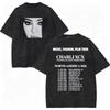 Summer New Singer Charli Xcx T-shirt Music Fashion Film Tour 2026 Graphic T Shirts Men Women Hip Hop Punk T-shirt Streetwear Oversized Tshirt