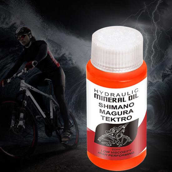 60ml Bicycle Brake Mineral Oil System Fluid Cycling Mountain Bike Accessory