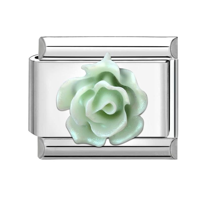 Fashion Heart Bow Knot Butterfly Star Rose Flowers Italian Charm Links Fit 9mm Stainless Steel Bracelet Women DIY Making Gift