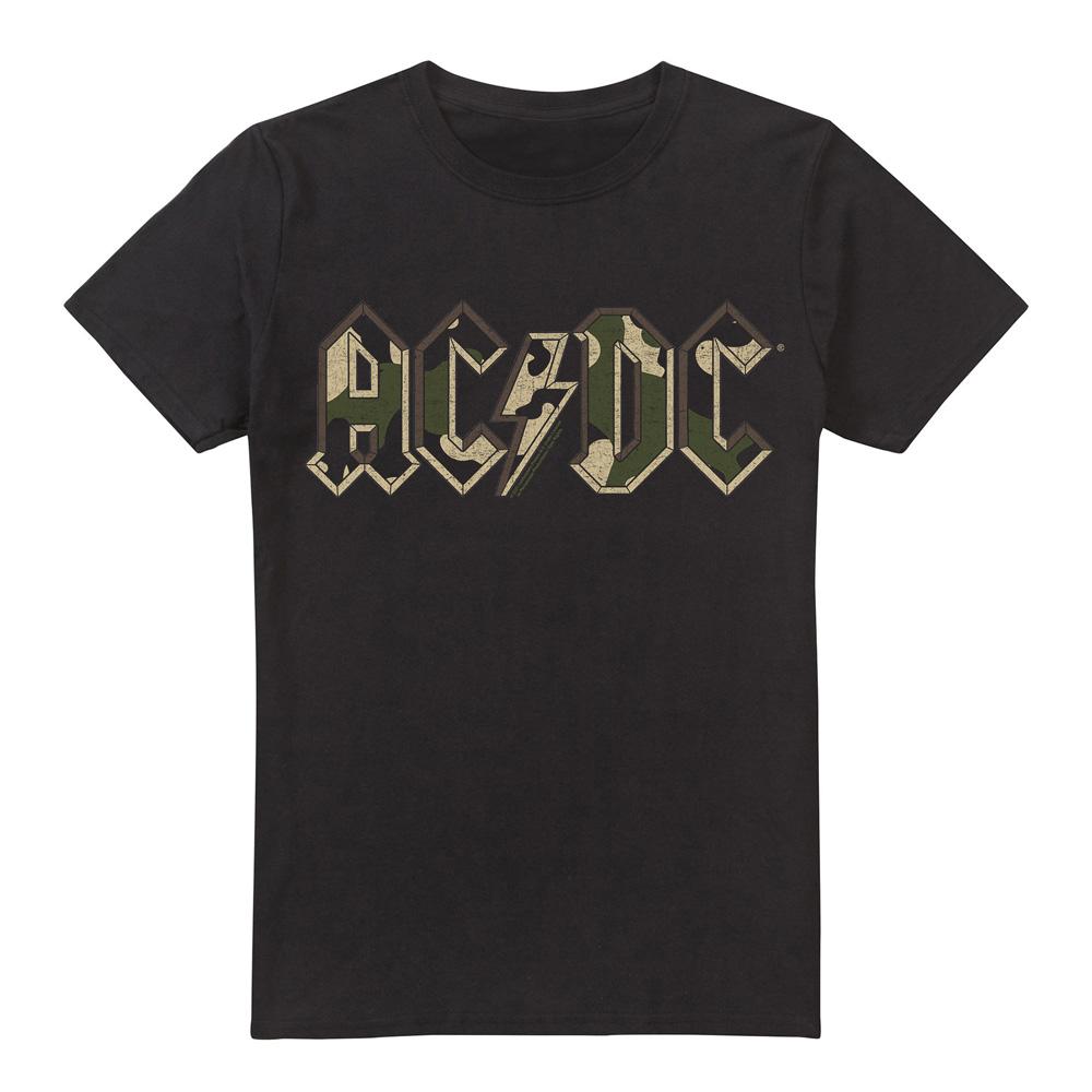 AC/DC Pánské tričko Camo Logo