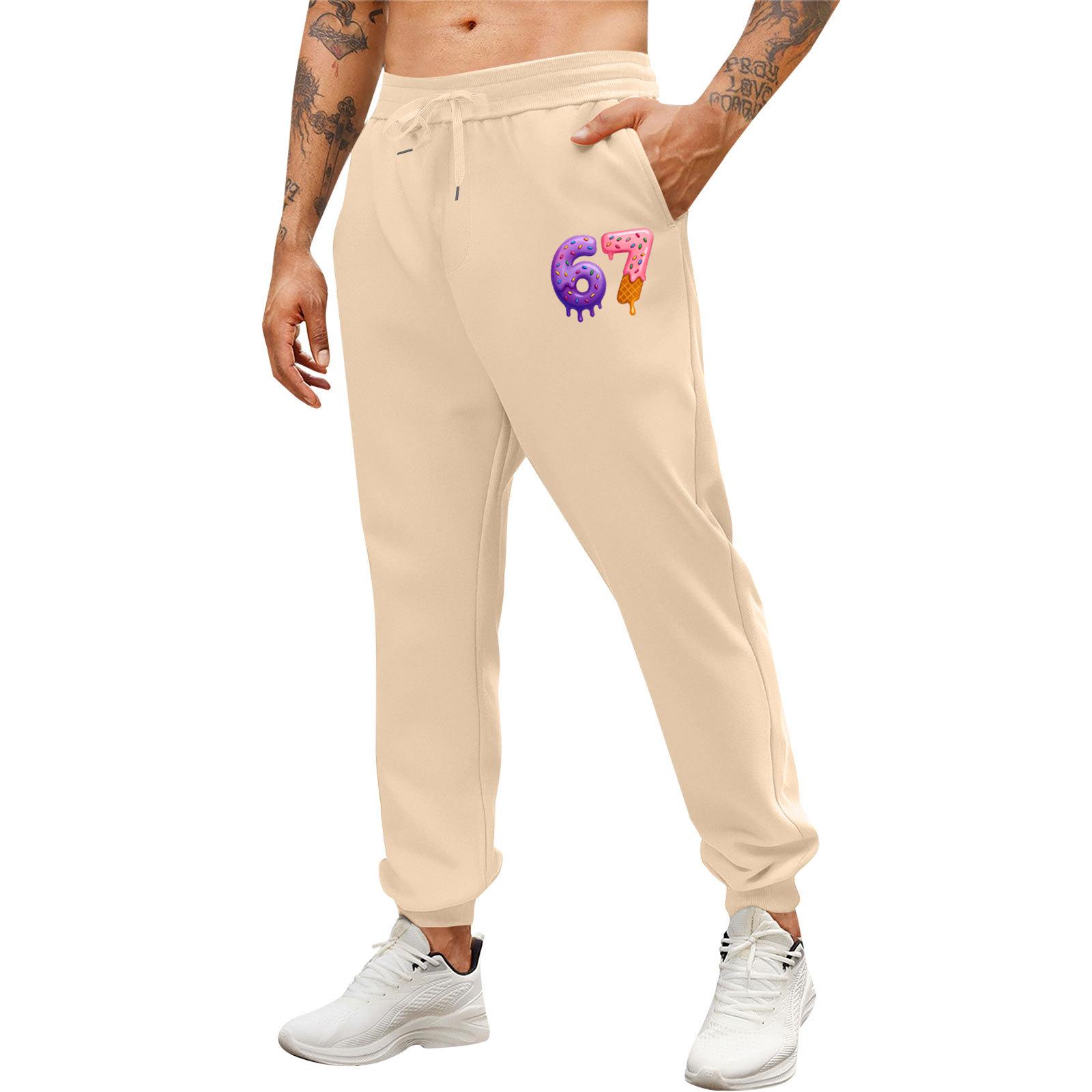 

Мужские спортивные повседневные брюки для бега, легкие походные брюки, уличные брюки L хаки