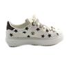 Great LOUIS VUITTON Sneakers timeout line Monogram star Leather White Canvas Used