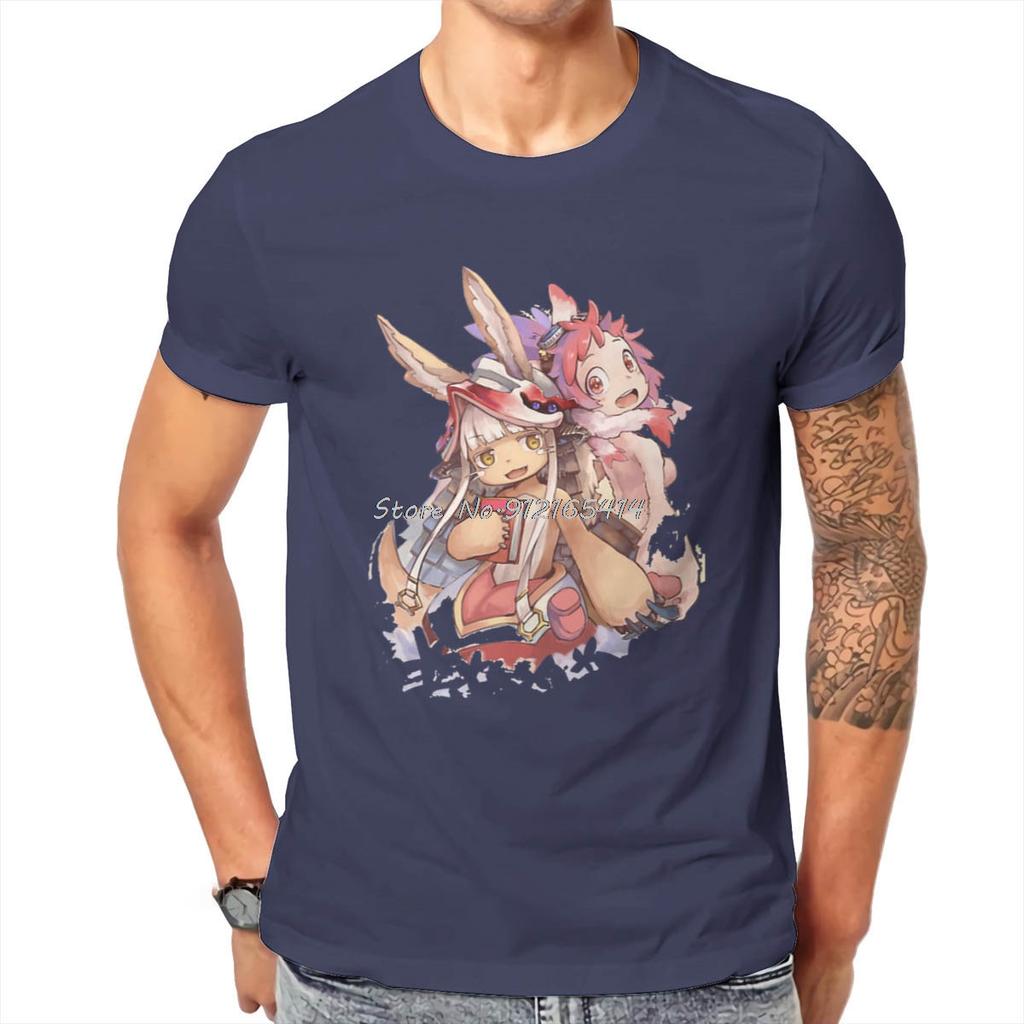 Made In Abyss Japanese Anime Riko Reg Lyza Nanachi Mitty T Shirt Vintage Punk High Quality Tshirt Big Size Oneck Short Sleeve