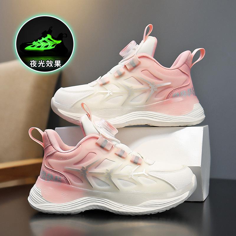 

Douyin popular basketball shoes boys sports shoes autumn and winter cotton warm lightweight luminous student running shoes 31