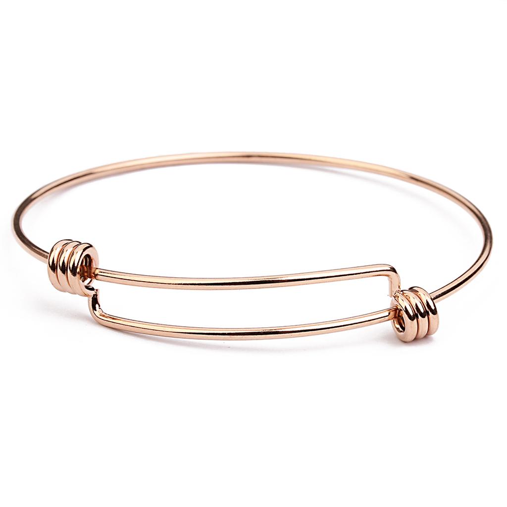 High Quality Dia 70mm Adjustable Stainless Steel Bracelet Bangle Bracelet DIY Wrist Jewelry Bracelet Charm Bracelets Wholesale