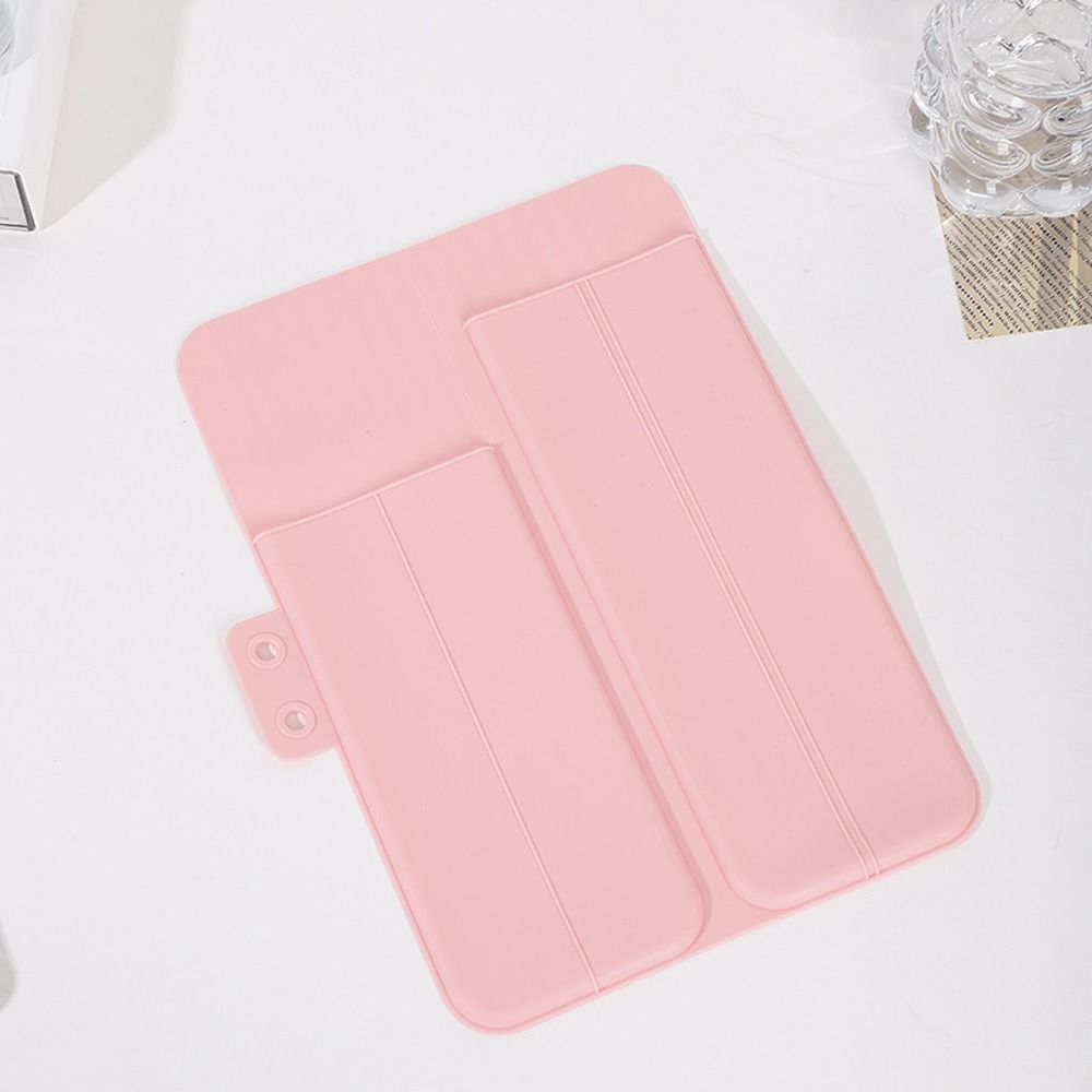 Flat Silicone Heat Resistant Mat Hairdressing Curling Iron Insulation Mat Anti-heat Pads  Women