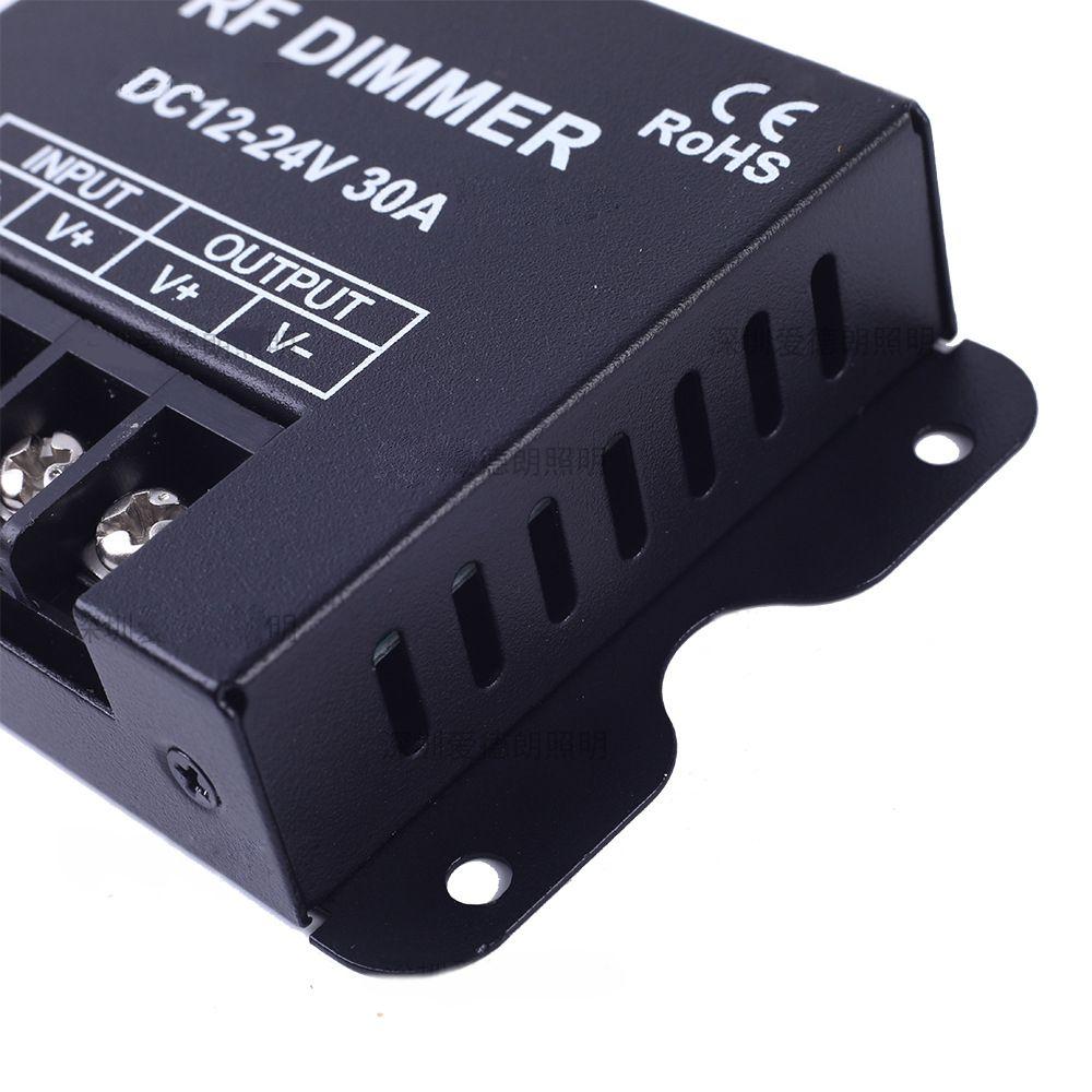 Accessories With RF Remote Controller Brightness Control DC LED Single Color Dimmer 30A 12V - 24V
