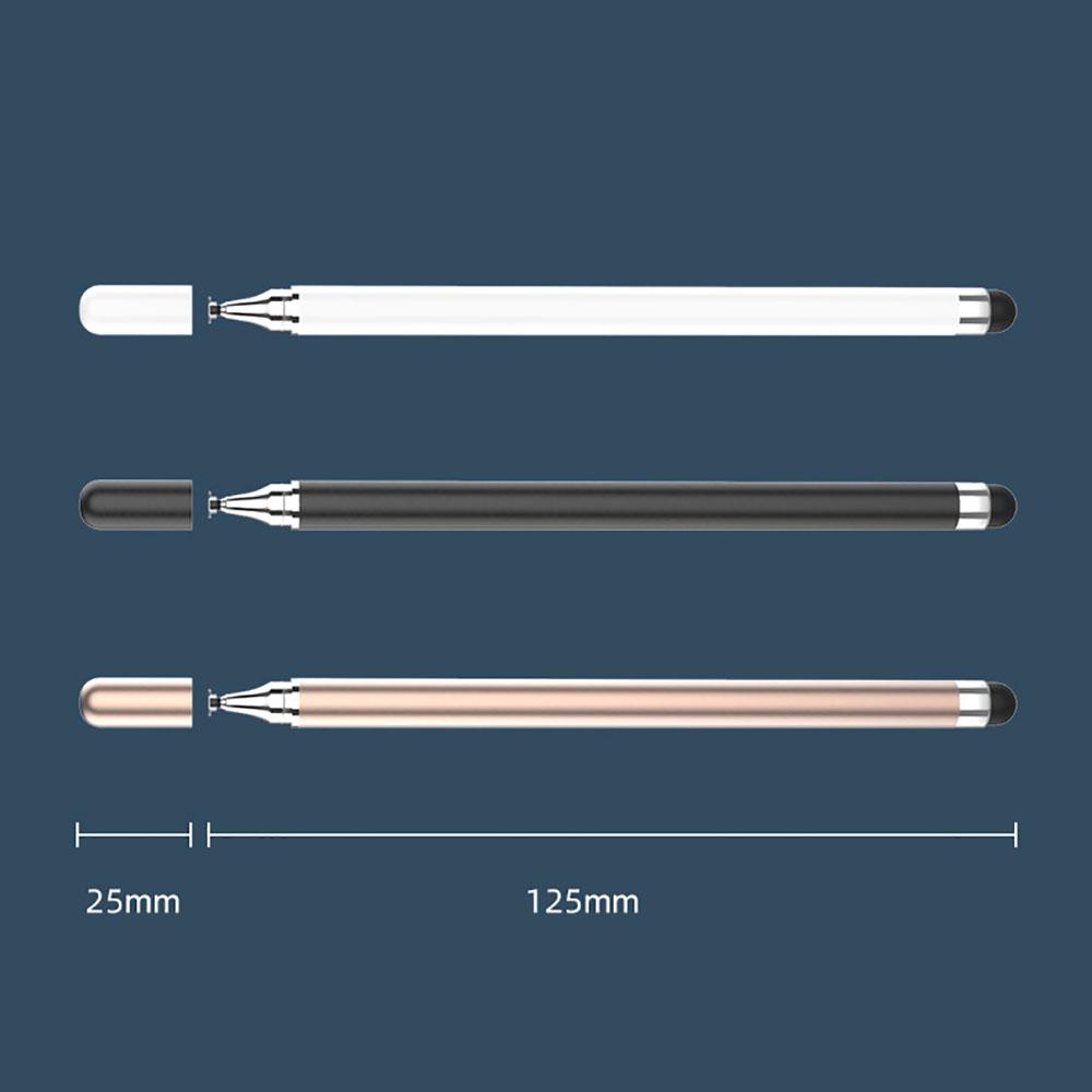 Universal 2 in 1 Stylus Pen for Smartphone Pad Tablet Capacitive Touch Pencil for Samsung Android Phone Drawing Screen Touch Pen