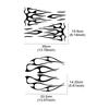 Flame Pattern Car Stickers Waterproof Motorcycle Auto Door Body Decals For Honda Shadow VT750 Motorcycle Decoration Accessories