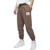 Jordan Elastic Waist Fleece-Lined Knit Joggers With Embroidered Logo Men Bottoms Light-Brown DQ7469-274