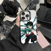 Custodia per Telefono Katsuki Bakugo p-Hero Academia Per iPhone 17,16,15,14,13,12,Pro MAX Nera Opaca Cover Antiurto