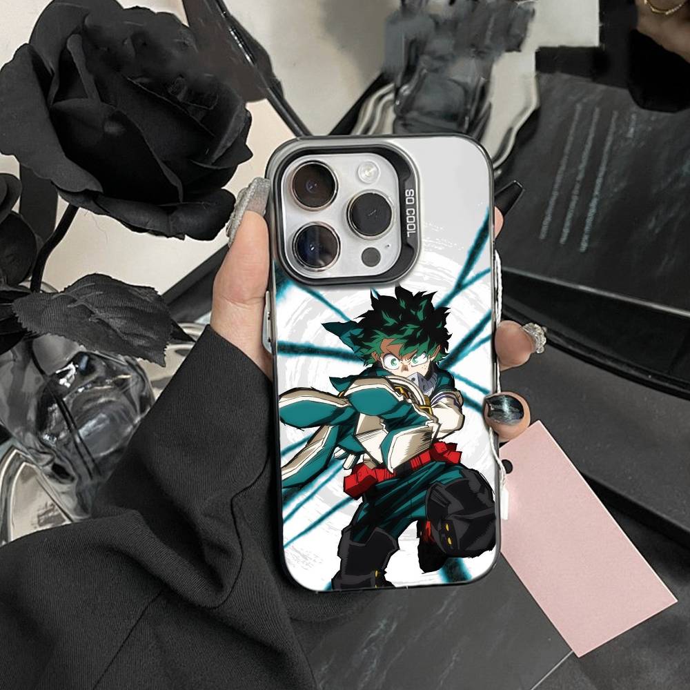 

Чехол для телефона Katsuki Bakugo p-Hero Academia Для iPhone 17,16,15,14,13,12,Pro MAX Черный Матовый Ударопрочный Чехол iPhone17air