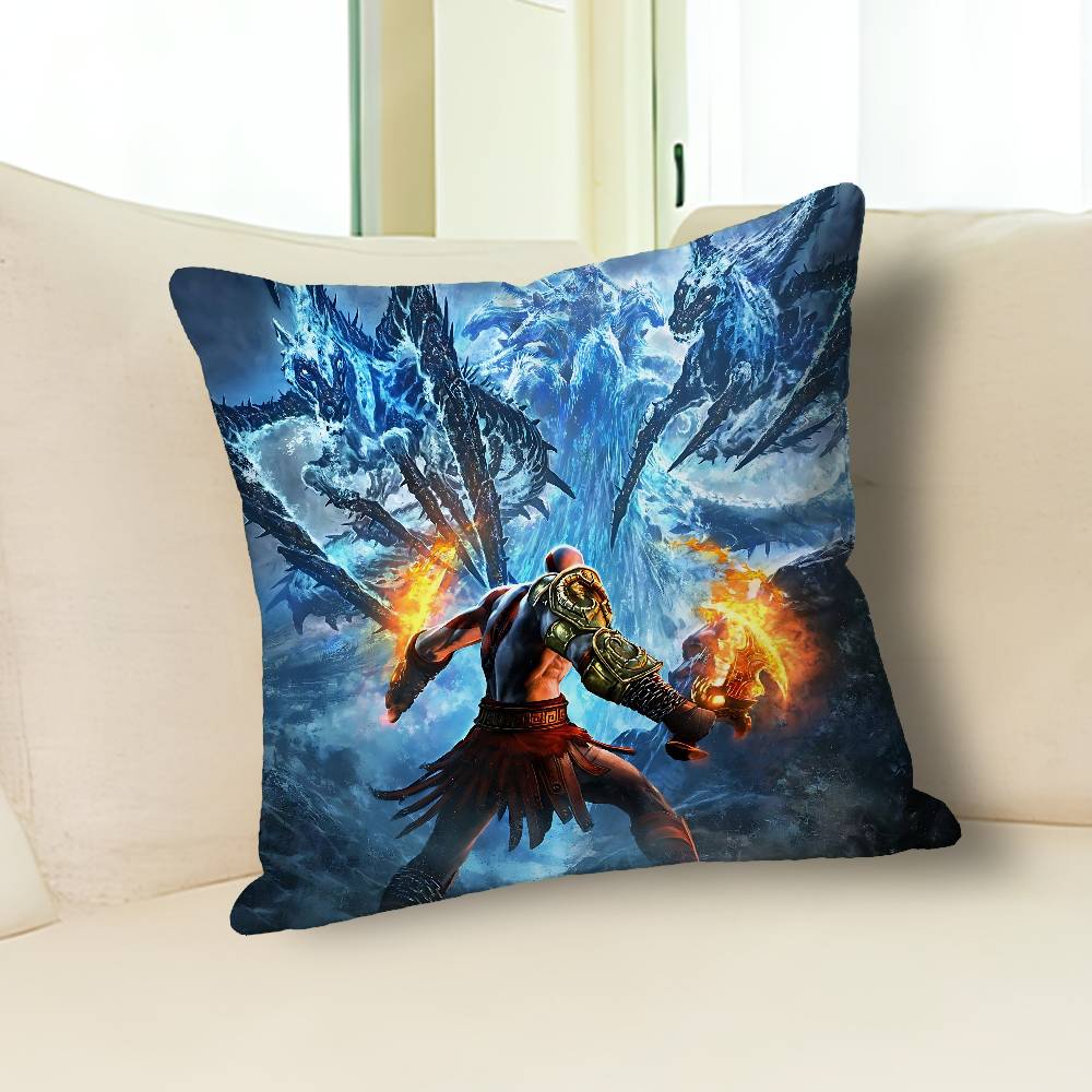 G-God of W-War Game Anime Celebrity Merchandise All-Match Printed Pillow Case Sofa Car Office Room Decoration Protector