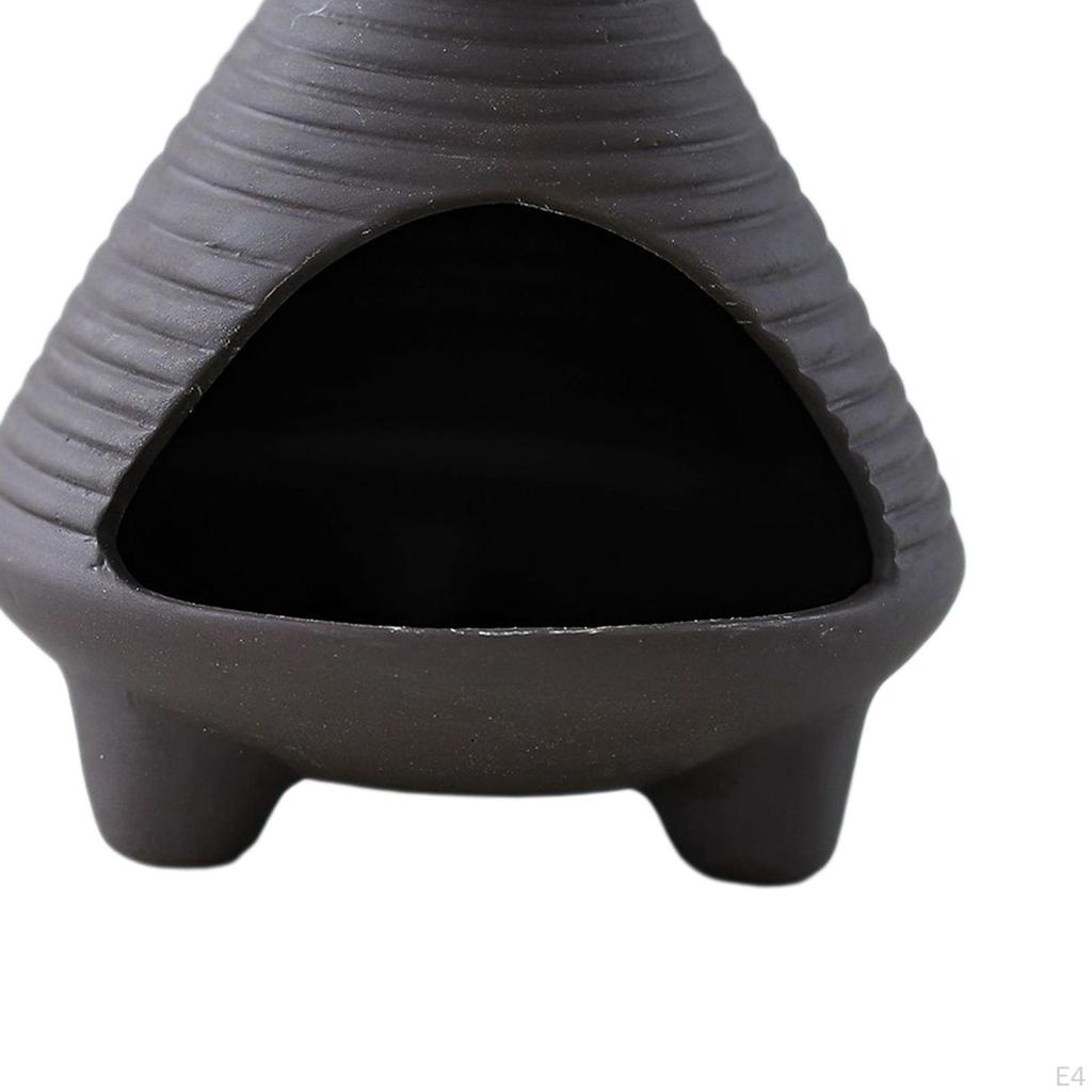 Ceramic Incense Burner, Palo Holder, Gift with Fireplace Decoration, Sticks Sage