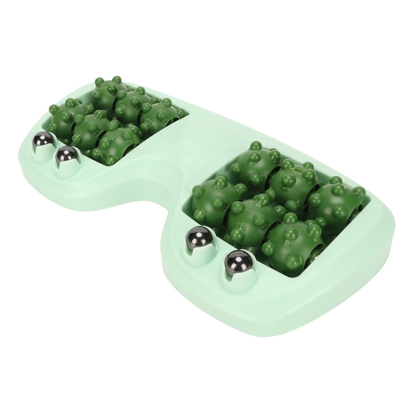 

Двойной ролик для массажа стоп PP Магнитные шарики Стимулирует кровообращение Массажный инструмент для дома Зеленый зелёный