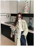 Women's Korean Style Soft Semi-High Neck Slim Fit Pullover Knit Sweater for Autumn and Winter