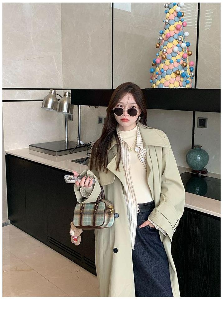 Women's Korean Style Soft Semi-High Neck Slim Fit Pullover Knit Sweater for Autumn and Winter