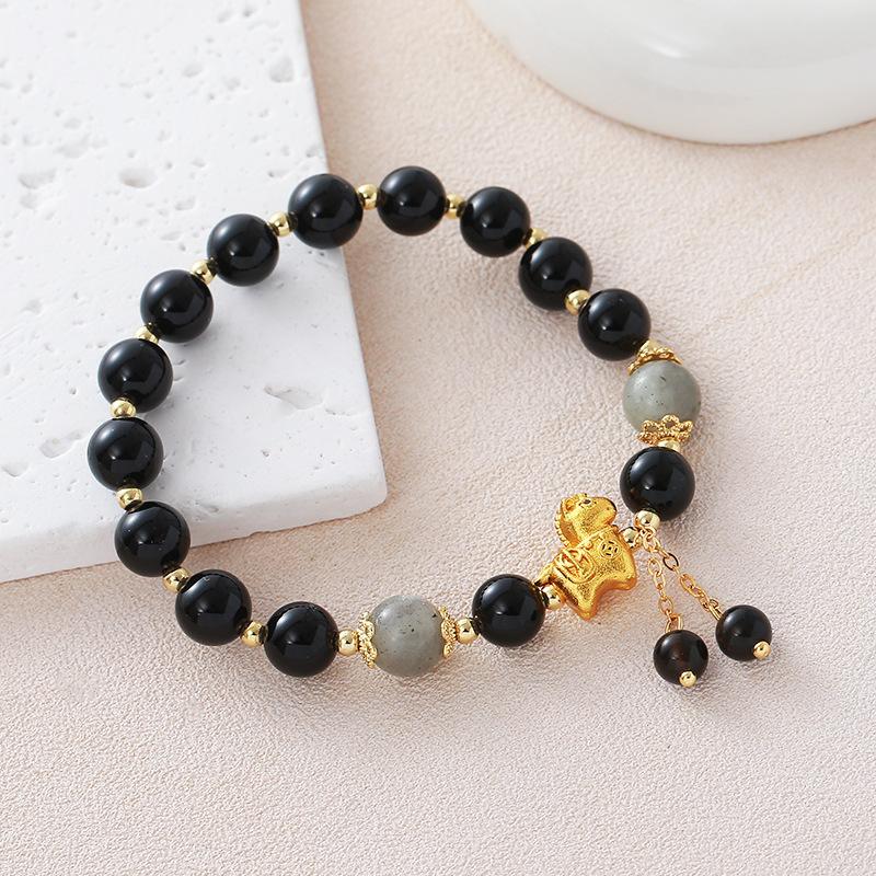 Natural agate bracelet fashion light luxury braceletfashion women daily jewelry gift