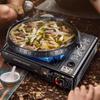 Portable Dual Fuel Camping Stove, Propane or Butane, with Carry Case, Auto Ignition Ideal for Camping Hiking BBQ and Emergencies