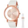 Class Fourteen IMPERFECT ARCH Rose Gold 40mm Men's Watch, White, IM18RG013M, Officially Imported
