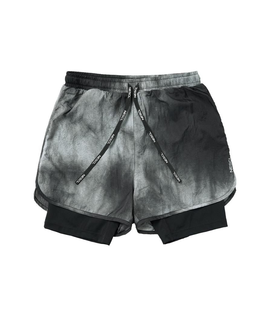 Negeotibeuseupeulliskeulleob Zero Shell Tie-Dye 2-In-1 Pants (Black)