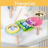 High-quality Wooden Children's Educational Multifunctional Music Table Cognitive Rhythm Enlightenment Toy Set