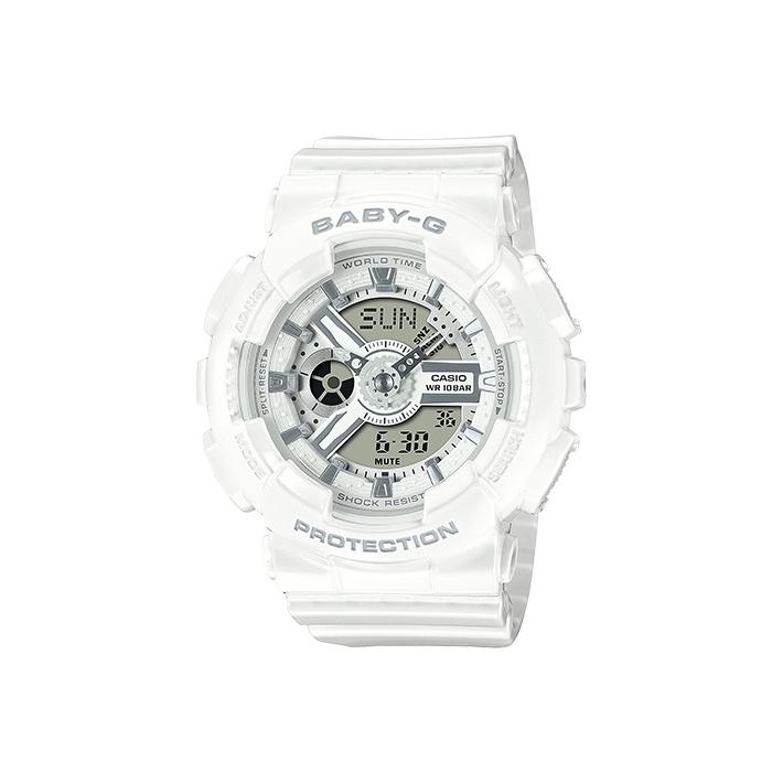 CASIO Women s BABY-G White Watch BA-110X-7A3JF BA-110X-7A3JF White Strap