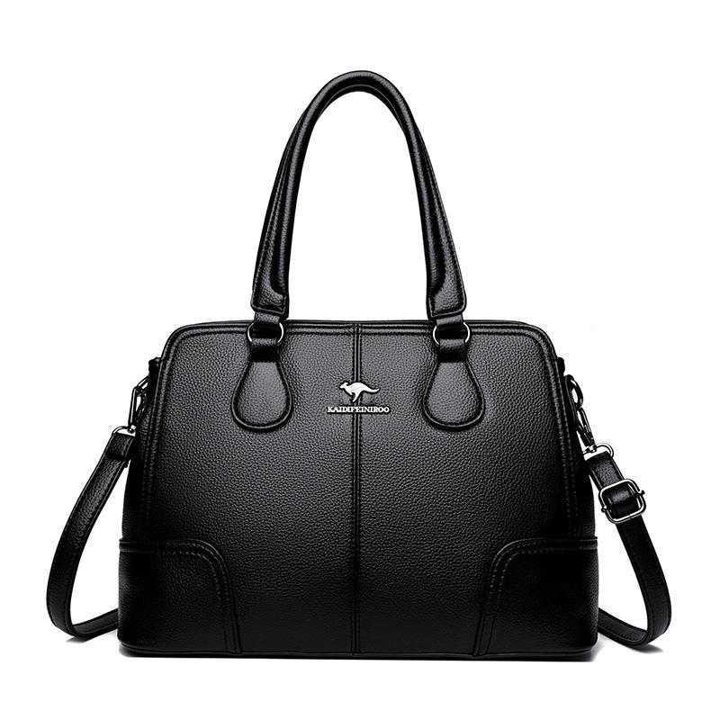 Crossbody Bag Middle-aged Multi-compartment Handbag Large-capacity High-quality Single-shoulder Crossbody Bag