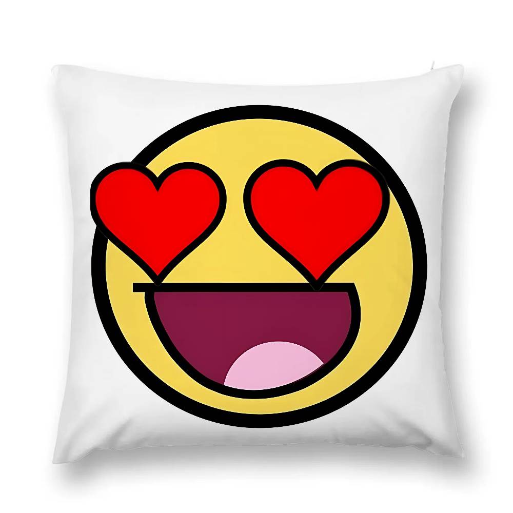 Lustiger E-Epic Face Kissenbezug Kissen zum Beziehen Heimdekoartikel Wohnzimmerdekoration Kissenbezüge