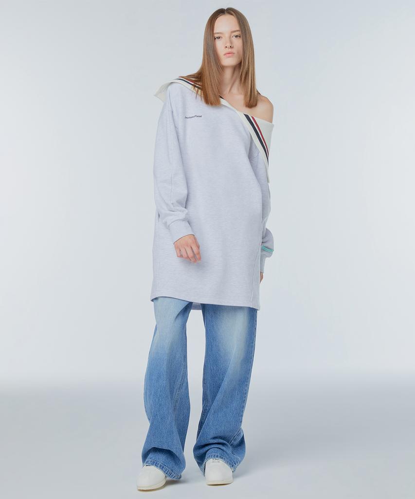 Instant Punk One-Shoulder Sailor Collar Dress
