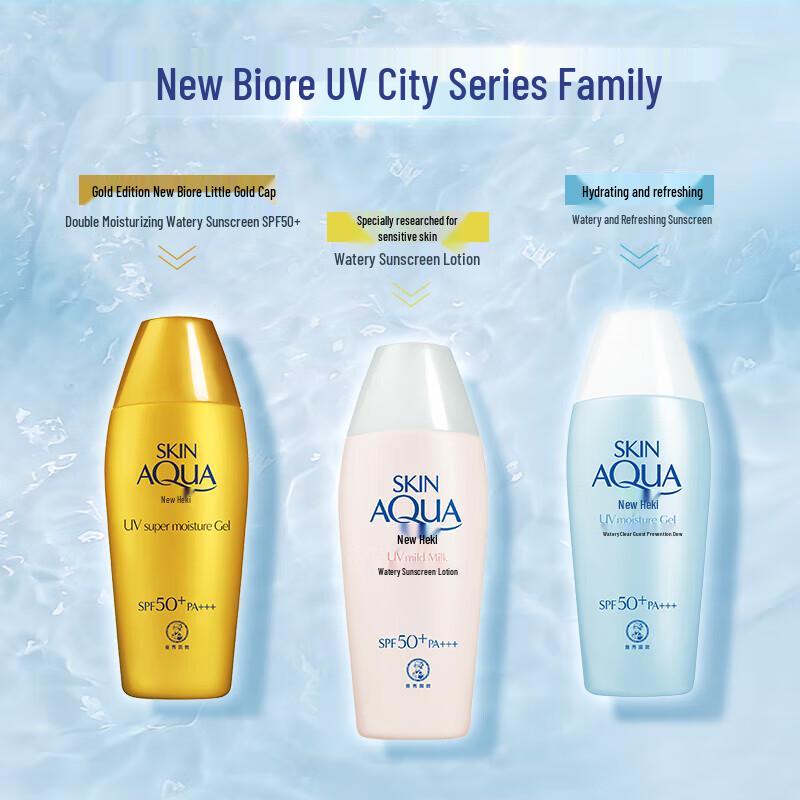 Mentholatum Sunplay Watery Cool Sunscreen Lotion 80g 3-Pack