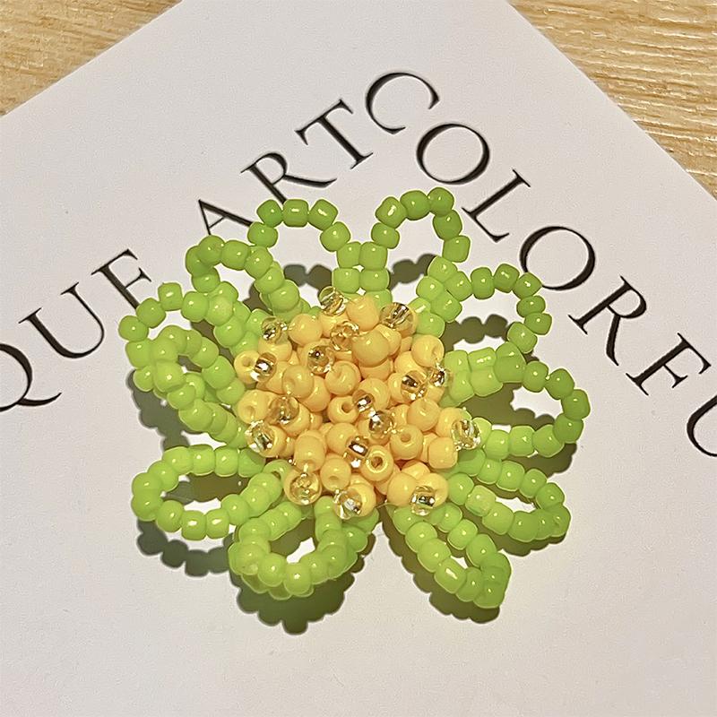 Dopamine Handcrafted Beaded Jelly Shoes Shoes Buckles Sandals Accessory Diy Decorative Shoe Flower Slippers Jewelry Accessories