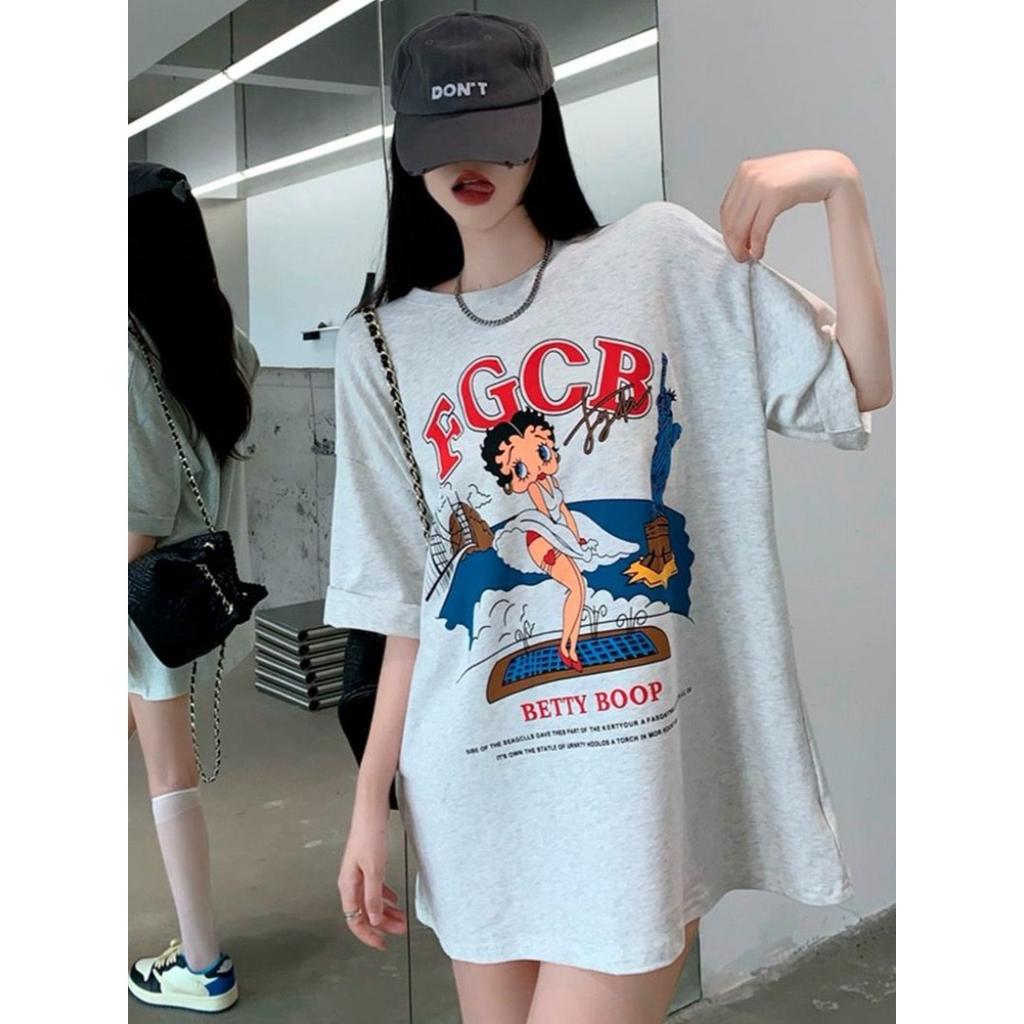 Gothic Street Retro Style T-shirt Women Men Cotton Loose Oversized Y2k Short Sleeve Streetwear Male Female Clothing