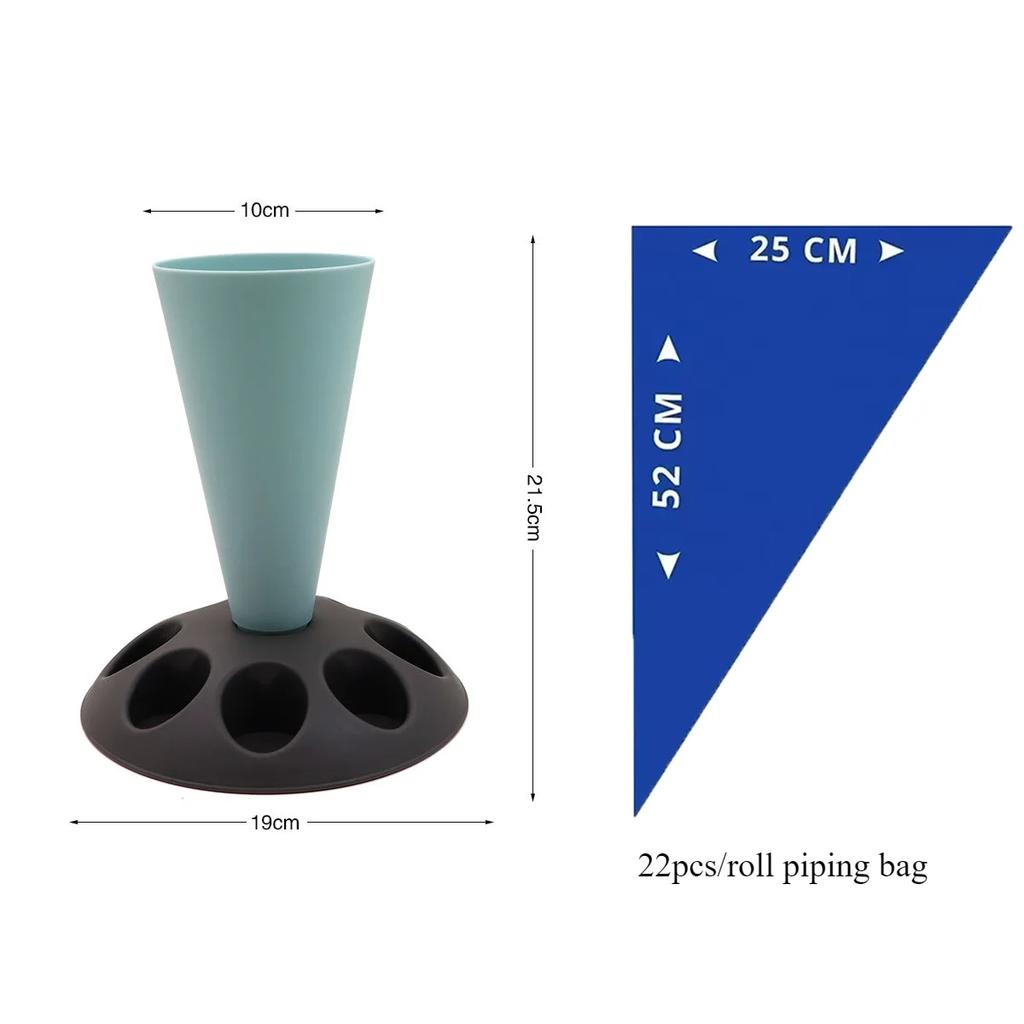 Cream Tool Piping Bag Rack Storage Auxiliary Decorating Mouth Storage Stand Cream Practice Pastry Baking Tools