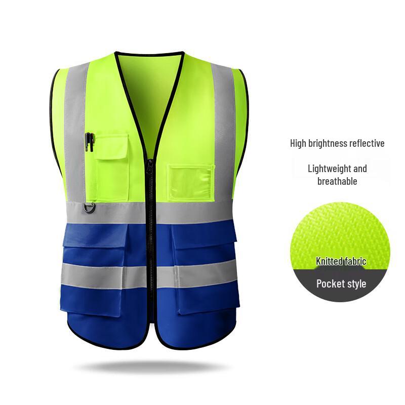 Lieve High-Visibility Safety Vest with Multi-Pockets