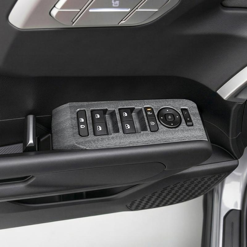 For Kia Telluride 2027 Car Tuning Carbon Fiber Window Lift Button Switch Cover Trim Interior Accessories LHD