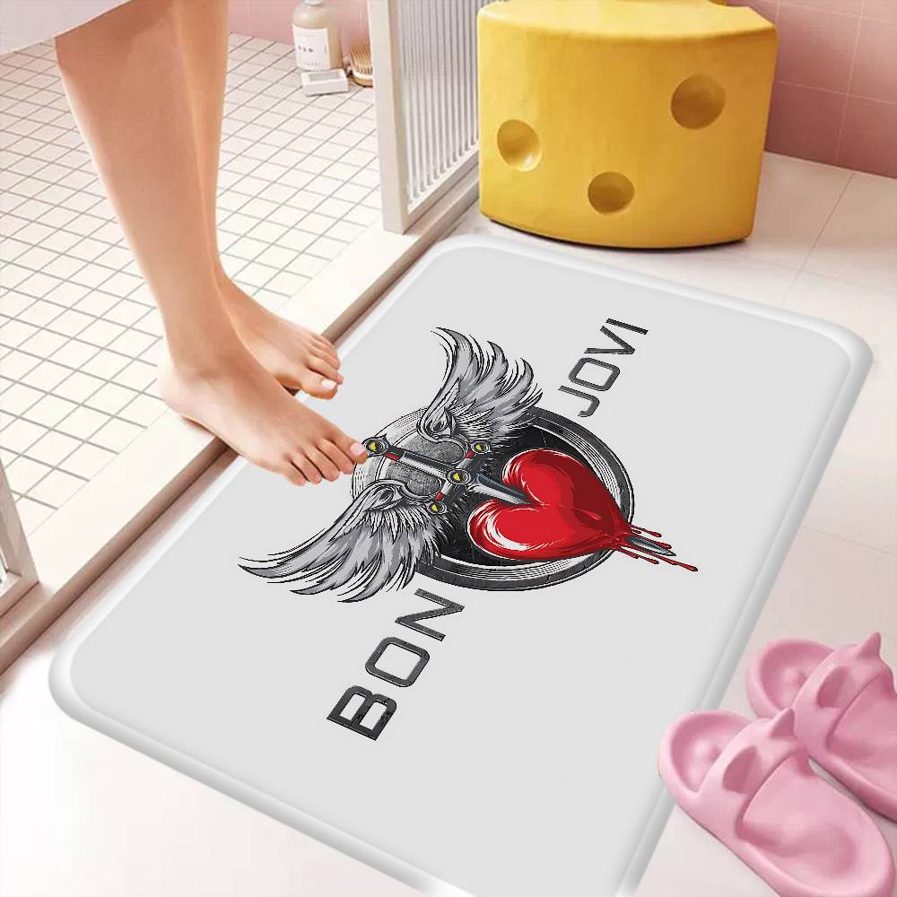 B-BonS Logo J-Jovi Kitchen Mat Kids Room Bedroom Decoration Balcony Anti-Slip Doormat Living Room Alfombra