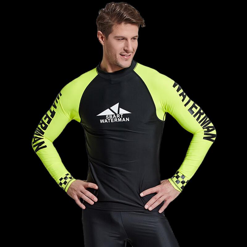 Ανδρικό Μαγιό Rash Guard με Μακριά Μανίκια