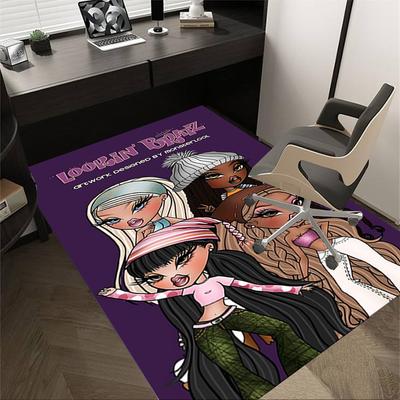 1pc Lookin' Bratz Monsterlool Carpet Anti Slip Polyester Floor Mat for office,Bedroom