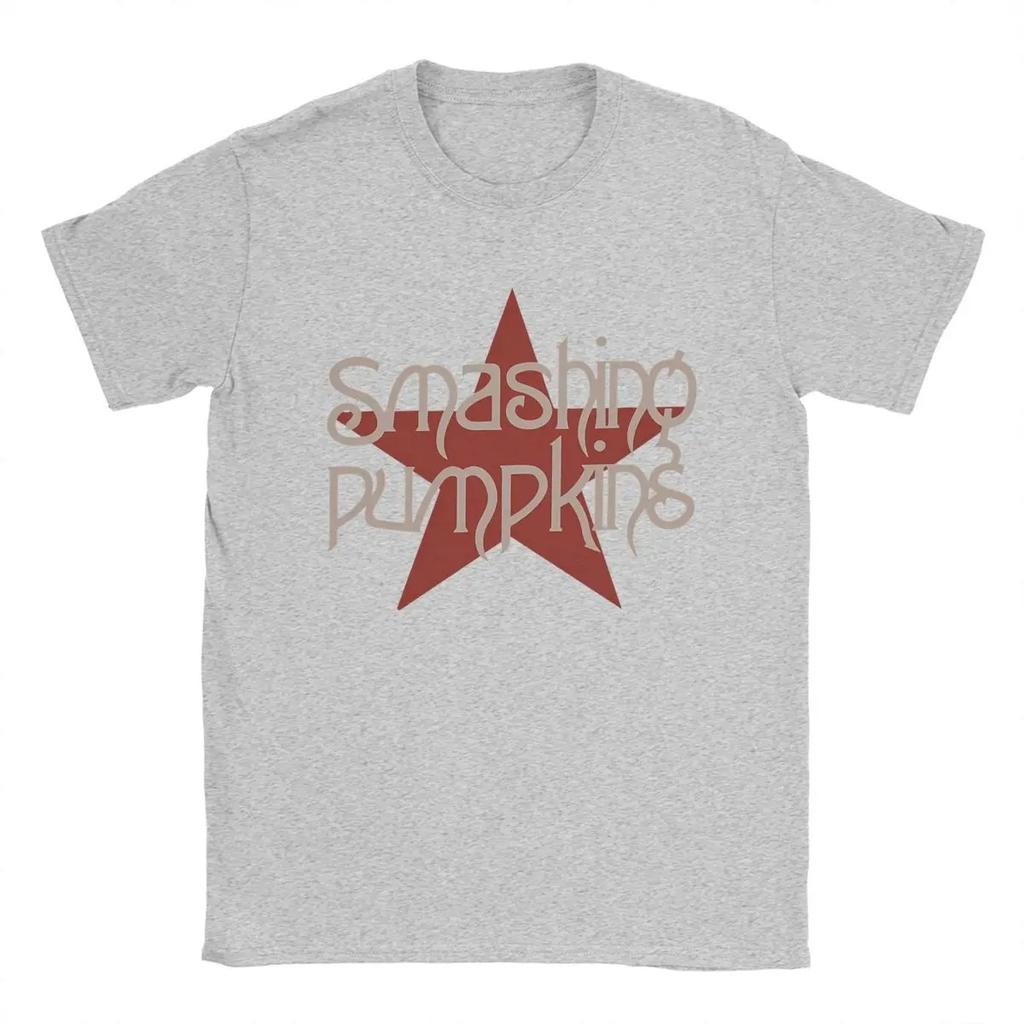 The Smashing Pumpkins Vintage Stern Logo Rockband T-Shirt 90er Alternative Metal Unisex Schwarz Damen und Herren T-Shirts