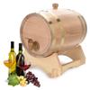 5 Liter Vintage Oak Wood Wine Barrel with sy Dispensing Tap, Handcrafted Oak Barrel for Wine, Improves Taste with Helpful   and Enzymes,