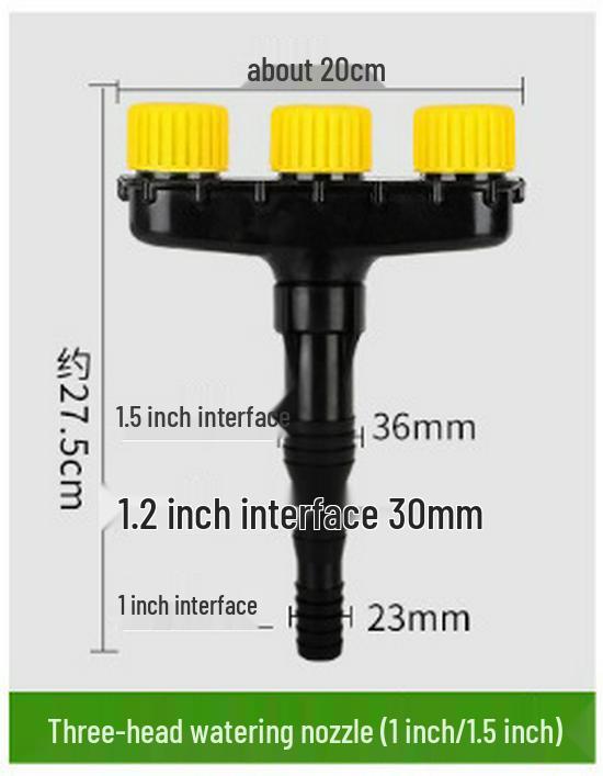 

Multi-Head Nozzle Garden & Vegetable Watering Sprayer