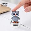 Dashboard Solar Decoration Funny Dancing Duck Toys, Creative Fun Swinging Fatigue Relief Car Ornament Owl Decorations Desktop Ornaments Interior