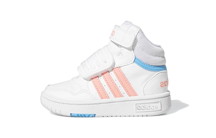Adidas Neo Hoops Mid Synthetic Leather Slip Resistant Abrasion Resistant Slip Resistant Abrasion Resistant Mid top GW6112 23
